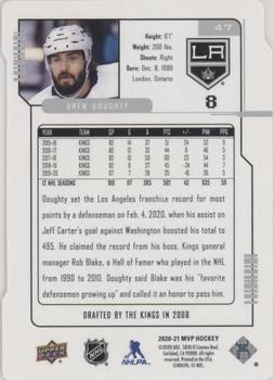 2020-21 Upper Deck MVP - Colors and Contours #47 Drew Doughty Back