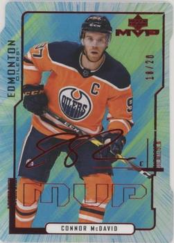 2020-21 Upper Deck MVP - Colors and Contours Green #1 Connor McDavid Front