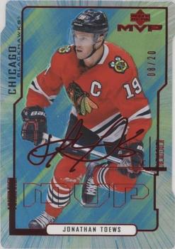 2020-21 Upper Deck MVP - Colors and Contours Green #7 Jonathan Toews Front