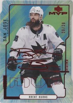 2020-21 Upper Deck MVP - Colors and Contours Green #11 Brent Burns Front