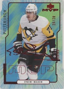 2020-21 Upper Deck MVP - Colors and Contours Green #20 Evgeni Malkin Front