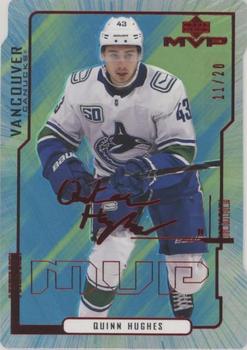2020-21 Upper Deck MVP - Colors and Contours Green #37 Quinn Hughes Front