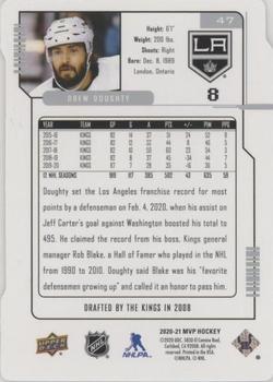 2020-21 Upper Deck MVP - Colors and Contours Green #47 Drew Doughty Back