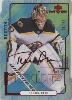 2020-21 Upper Deck MVP - Colors and Contours Green #55 Tuukka Rask Front