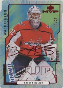 2020-21 Upper Deck MVP - Colors and Contours Green #61 Braden Holtby Front