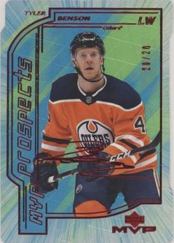 2020-21 Upper Deck MVP - Colors and Contours Green #65 Tyler Benson Front