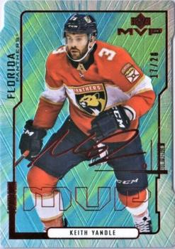 2020-21 Upper Deck MVP - Colors and Contours Green #77 Keith Yandle Front