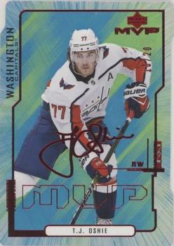 2020-21 Upper Deck MVP - Colors and Contours Green #87 T.J. Oshie Front