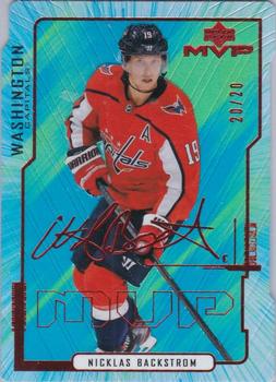2020-21 Upper Deck MVP - Colors and Contours Green #91 Nicklas Backstrom Front