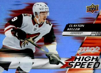 2020-21 Upper Deck MVP - High Speed #HS-17 Clayton Keller Front