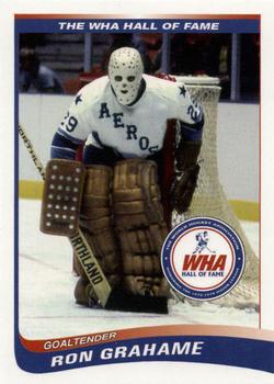 2010 WHA Hall of Fame #03 Ron Grahame Front