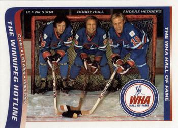 2010 WHA Hall of Fame #10 Bobby Hull / Ulf Nilsson / Anders Hedberg Front
