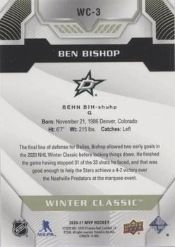 2020-21 Upper Deck MVP - Variant Winter Classic #WC-3 Ben Bishop Back