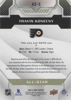 2020-21 Upper Deck MVP - Variant All-Star #AS-5 Travis Konecny Back
