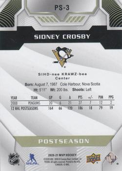 2020-21 Upper Deck MVP - Variant Post Season #PS-3 Sidney Crosby Back