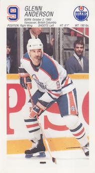 1989-90 Edmonton Oilers #NNO Glenn Anderson Front