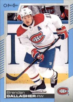 2020-21 O-Pee-Chee - Blue #20 Brendan Gallagher Front