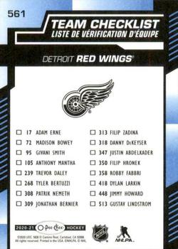 2020-21 O-Pee-Chee - Blue #561 Detroit Red Wings Back