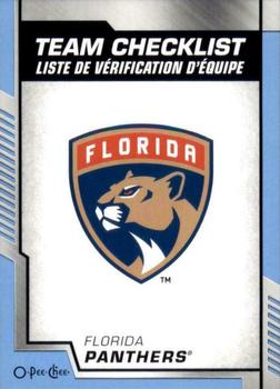 2020-21 O-Pee-Chee - Blue #563 Florida Panthers Front