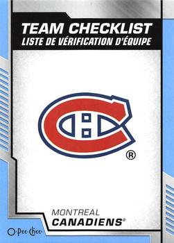 2020-21 O-Pee-Chee - Blue #566 Montreal Canadiens Front