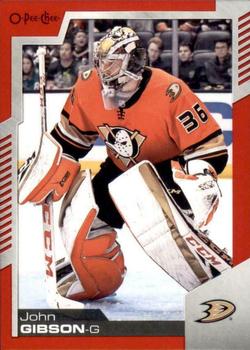 2020-21 O-Pee-Chee - Red #304 John Gibson Front
