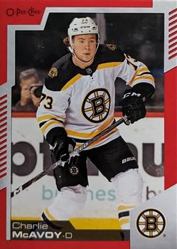 2020-21 O-Pee-Chee - Red #340 Charlie McAvoy Front
