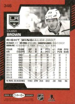 2020-21 O-Pee-Chee - Red #346 Dustin Brown Back