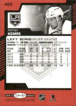 2020-21 O-Pee-Chee - Red #465 Adrian Kempe Back