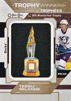 2020-21 O-Pee-Chee - Trophy Patches #P-7 Teemu Selanne Front