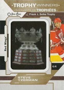 2020-21 O-Pee-Chee - Trophy Patches #P-17 Steve Yzerman Front