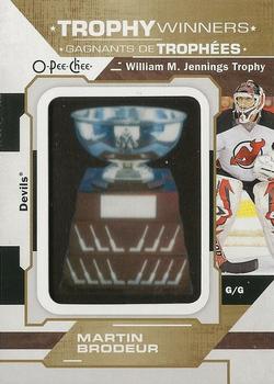 2020-21 O-Pee-Chee - Trophy Patches #P-23 Martin Brodeur Front