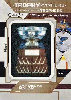 2020-21 O-Pee-Chee - Trophy Patches #P-25 Jaroslav Halak Front