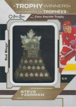 2020-21 O-Pee-Chee - Trophy Patches #P-48 Steve Yzerman Front