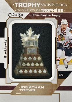 2020-21 O-Pee-Chee - Trophy Patches #P-49 Jonathan Toews Front