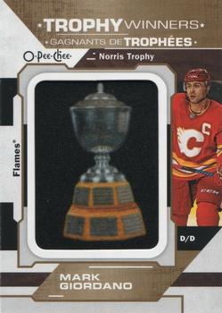 2020-21 O-Pee-Chee - Trophy Patches #P-51 Mark Giordano Front