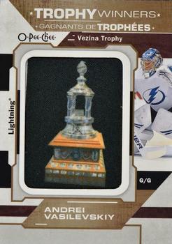 2020-21 O-Pee-Chee - Trophy Patches #P-61 Andrei Vasilevskiy Front