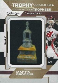 2020-21 O-Pee-Chee - Trophy Patches #P-65 Martin Brodeur Front