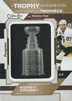 2020-21 O-Pee-Chee - Trophy Patches #P-73 Sidney Crosby Front