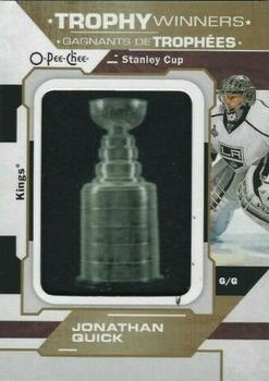 2020-21 O-Pee-Chee - Trophy Patches #P-76 Jonathan Quick Front