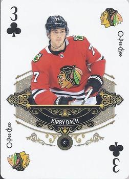 2020-21 O-Pee-Chee - Playing Cards #3♣ Kirby Dach Front