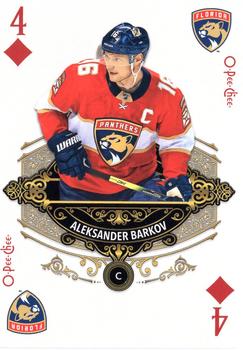 2020-21 O-Pee-Chee - Playing Cards #4♦ Aleksander Barkov Front
