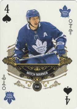 2020-21 O-Pee-Chee - Playing Cards #4♠ Mitch Marner Front