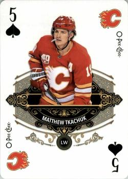 2020-21 O-Pee-Chee - Playing Cards #5♠ Matthew Tkachuk Front