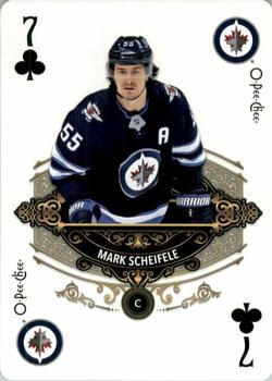 2020-21 O-Pee-Chee - Playing Cards #7♣ Mark Scheifele Front
