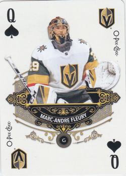 2020-21 O-Pee-Chee - Playing Cards #Q♠ Marc-Andre Fleury Front