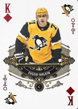 2020-21 O-Pee-Chee - Playing Cards #K♦ Evgeni Malkin Front