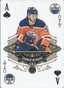2020-21 O-Pee-Chee - Playing Cards #A♠ Connor McDavid Front