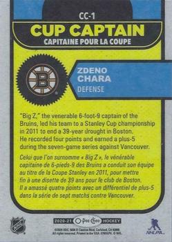 2020-21 O-Pee-Chee - Cup Captain Retro #CC-1 Zdeno Chara Back