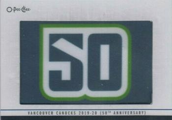 2020-21 O-Pee-Chee - Team Logo Patches #332 Vancouver Canucks Front