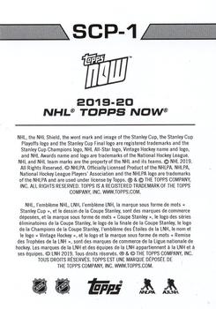 2019-20 Topps Now NHL Stickers - Stanley Cup Playoffs #SCP-1 Henrik Lundqvist Back